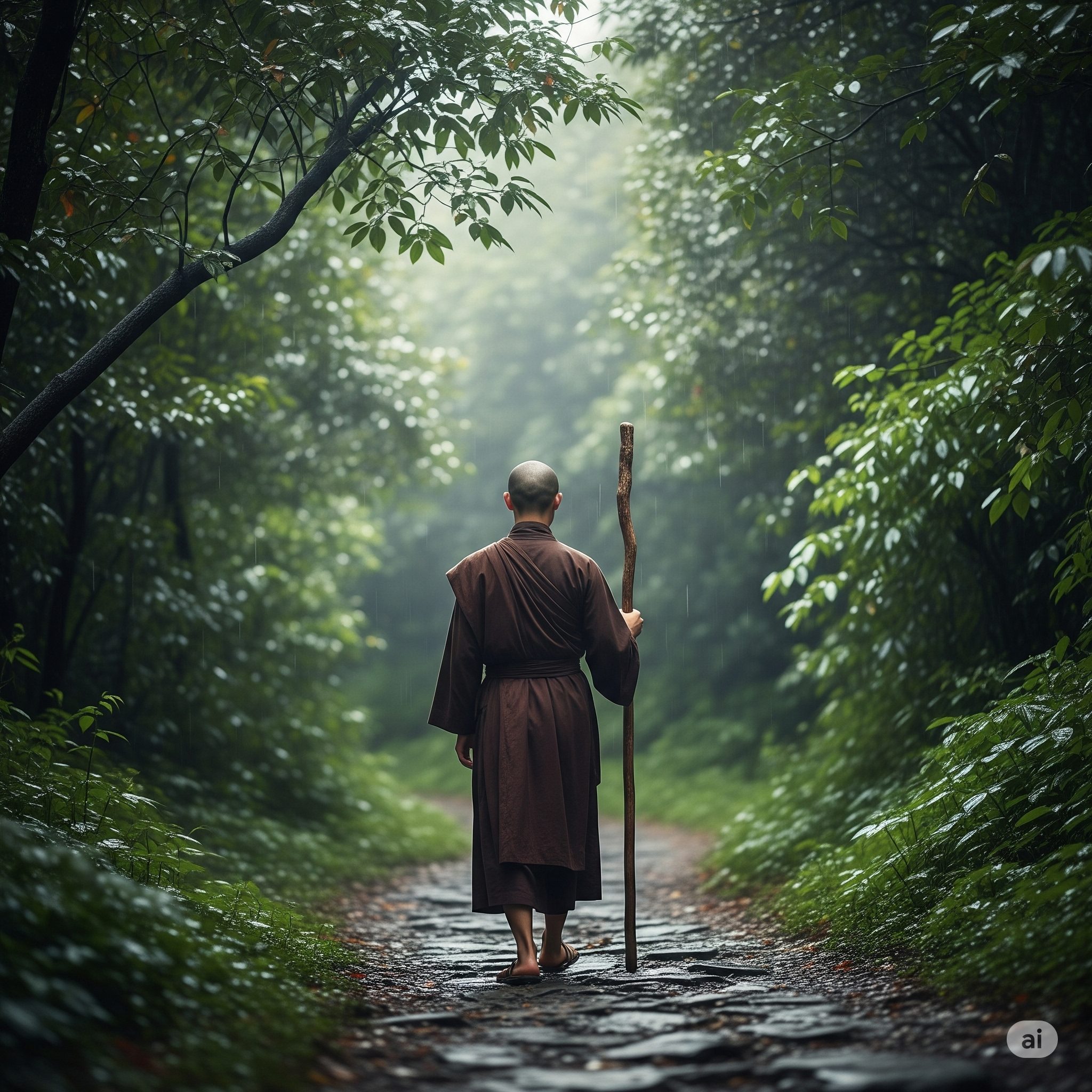 雨上がりの聖地巡礼：心と身体を清める、私なりのスピリチュアルな旅【しあわせ】