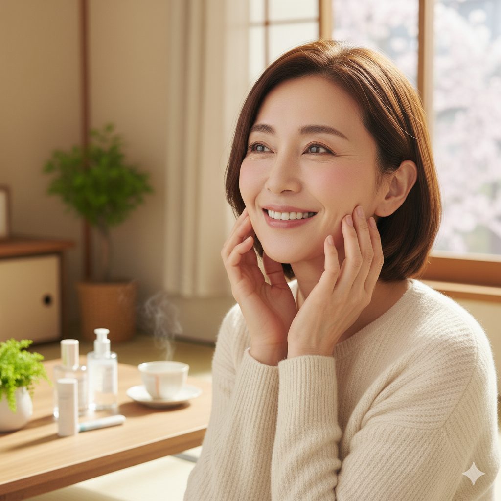 長野：鏡を見るたび幸せな自分に出会える！ほうれい線・たるみ対策の幸せな秘訣【しあわせ】